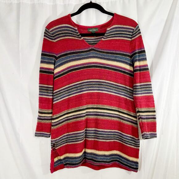 Ralph Lauren LRL Lauren Sweater V-Neck Pullover Small Women’s - Picture 1 of 4